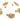 Push Back Stud Earring - Brass - 925 silver stud - 18k real gold plated brass - 6.47gr - MJ201168 - MinjuanRong