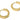 Push Back Stud Earring - Brass - 316 stainless steel stud - 18k real gold plated brass - 4.4gr - MJ200464 - MinjuanRong
