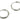 Huggie Hoop Wire Earring - Brass - 18K Real White Gold Plated Brass - 2.7gr - MJ101077 - MinjuanRong