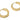 Huggie Hoop Wire Earring - Brass - 18k real gold plated brass - 5.4gr - MJ201190 - MinjuanRong