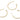 Push Back Stud Earring - Brass - 18k real gold plated brass - 3.4gr - MJ200340 - MinjuanRong