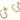 Push Back Stud Earring - Brass - 925 silver stud - 18k real gold plated&nbsp; - 3.4gr - MJ100210 - MinjuanRong