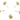 Push Back Stud Earring - Brass - Zircon - 925 silver stud - 18k real gold plated brass - 3.2gr - MJ201179 - MinjuanRong