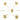 Push Back Stud Earring - Brass - Zircon - 925 silver stud - 18k real gold plated brass - 3.2gr - MJ201179 - MinjuanRong