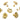 Push Back Stud Earring - Brass - 925 silver stud - 18k real gold plated brass - 7.9gr - MJ200480 - MinjuanRong