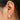 Push Back Stud Earring - Brasss - 925 Silver Stud - -Zircon - 18K Real Gold Plating - 3.8gr - MJ200605 - MinjuanRong