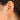 Push Back Stud Earring - Brass - Brass Stud - 18K Real Gold Plated Brass - 5.1gr. - MJ201791 - MinjuanRong