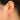 Push Back Stud Earring - Brass - Zircon - 18K Real Gold Plated - 4.9gr - MJ100661 - MinjuanRong