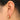 Push Back Stud Earring - Brass - stainless steel stud - 18K Real Gold Plated - 3.12gr - MJ100650 - MinjuanRong