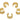 Cuff Earring - Brass - 18K Real Gold Plated Brass - 4.7gr - MJ200322 - MinjuanRong