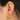 Push Back Stud Earring - Brass - Brass Stud - 18K Real Gold Plating - 6.7gr - MJ200299 - MinjuanRong