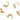 Cuff Earring - Brass - Zircon - 18K Real Gold Plated Brass - 4.7gr - MJ201876 - MinjuanRong