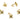 Cuff Earring - Brass - Zircon - 18K Real Gold Plating - 1.2gr - MJ102384 - MinjuanRong