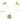 Push Back Stud Earring - Brass - Zircon - 925 silver stud - 18K Real Gold Plated Brass - 2.9gr - MJ200397 - MinjuanRong