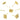 Push Back Stud Earring - Brass - Zircon - 925 silver stud - 18K Real Gold Plated Brass - 2.9gr - MJ200397 - MinjuanRong