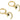 Lever back Earring - Brass - Zircon - 18k real gold plated brass - 3.5gr - MJ100882 - MinjuanRong