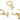 Lever back Earring - Brass - Zircon - 18k real gold plated brass - 3.1gr - MJ100863 - MinjuanRong