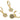 Lever back Earring - Brass - Zircon - 18k real gold plated brass - 3.8gr - MJ100872 - MinjuanRong