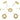 Push Back Stud Earring - Brass - 316 Stainless Steel Stud - 18K Real Gold Plated Brass - 3.7gr - MJ200453 - MinjuanRong