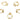 Huggie Hoop Wire Earring - Brass - Zircon - 18k real gold plated brass - 2.82gr - MJ201268 - MinjuanRong