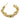 Push Back Stud Earring - brass - 316 stainless steel stud - 18k real gold plated brass - 8.2gr - MJ200036