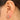 Push Back Stud Earring - Brass - 316 Stainless Steel Stud - 18k real white gold plated brass - 3.3gr - MJ102101 - MinjuanRong