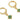 Lever back Earring - Brass - Zircon - 18k real gold plated brass - 3.2gr - MJ100865 - MinjuanRong
