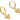 Leverback Earring - Brass - Cubic Zircon - 18K Real Gold Plated Brass - 1.7gr - MJ103858 - MinjuanRong