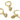 Lever back Earring - Brass - Zircon - 18k real gold plated brass - 3.8gr - MJ100876 - MinjuanRong