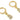 Lever back Earring - Brass - Zircon - 18k real gold plated brass - 3.4gr - MJ100873 - MinjuanRong