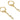 Leverback Earring - Brass - Zircon - 18k real gold plated brass - 3.3gr - MJ200400 - MinjuanRong