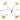 Push Back Stud Earring - Brass - 316 Stainless Steel Stud - 18K Real Gold Plated Brass - 3.4gr - MJ200391 - MinjuanRong