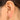 Push Back Stud Earring - Brass - 316 Stainless Steel Stud - 18K Real Gold Plated Brass - 3.7gr - MJ200453 - MinjuanRong