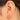 Push Back Stud Earring - Brass - 316 Stainless Steel Stud - 18K Real Gold Plated Brass - 3.2gr - MJ200434 - MinjuanRong