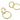 Push Back Stud Earring - Brass - 925 Silver Stud - 18K Real Gold Plated Brass - 4.9gr - MJ201839 - MinjuanRong