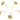 Push Back Stud Earring - Brass - 925 silver stud - Cubic Zircon - 18K Real Gold Plated Brass - 3.2gr - MJ100033 - MinjuanRong
