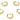 Huggie Hoop Wire Earring - Brass - 316 stainless steel - cubic zirconia - CZ - 18K Real Gold Plated - 2.3gr - MJ100075 - MinjuanRong
