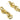 Push Back Stud Earring - brass - 316 stainless steel stud - 18K Real Gold Plated - 11gr - MJ200034