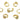 Huggie Hoop Wire Earring - Brass - 316 stainless steel stud - Zircon - 18K Real Gold Plated Brass - 2.6gr - MJ100057 - MinjuanRong