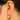 Push Back Stud Earring - Brass - 316 stainless steel stud - 18K Real Gold Plated - 8.2gr - MJ100008 - MinjuanRong