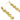 Push Back Stud Earring - Brass - Zircon - 316 stainless steel stud - 18K Real Gold Plated  - 14.5gr - MJ100007 - MinjuanRong