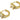 Huggie Hoop Wire Earring - Brass - 316 stainless steel stud - Zircon - 18K Real Gold Plated Brass - 3.3gr - MJ100049 - MinjuanRong