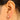 Huggie Hoop Wire Earring - Brass - 316 stainless steel stud - Zircon - 18K Real Gold Plated Brass - 3.3gr - MJ100049 - MinjuanRong