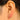 Huggie Hoop Wire Earring - brass - 316 stainless steel stud - zircon - 18K Real Gold Plated - 2.6gr - MJ100071 - MinjuanRong