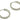 Huggie Hoop Wire Earring - Brass - 18K  Real white Gold brass - 4.2gr - MJ101078 - MinjuanRong