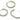 Huggie Hoop Wire Earring - Brass - 18K  Real white Gold brass - 4.2gr - MJ101078 - MinjuanRong