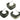 Push Back Stud Earring - Acetate - 316 stainless steel stud - 4.64gr - MJ201305 - MinjuanRong