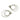 Push Back Stud Earring - Brass - Steel stud - 18K Real White gold Plated Brass - 10.5gr - MJ102091 - MinjuanRong