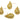 Push Back Stud Earring - Brass - 316 stainless steel stud - 18K Real Gold Plating - 8.9gr - MJ101227 - MinjuanRong