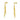 Push Back Stud Earring - Brass - 316 Stainless Steel Stud - 18k Real Gold Plating - 7.5gr - MJ101625 - MinjuanRong
